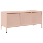 ZNTS TV Cabinet Pink 101.5x39x43.5 cm Cold-rolled Steel 851323