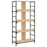 Bookshelf Sonoma Oak 78.5x33x153 cm Engineered Wood 835255