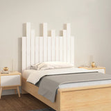 Wall Headboard White 82.5x3x80 cm Solid Wood Pine 824804