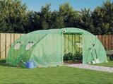 Greenhouse with Steel Frame Green 8 m 4x2x2 m 364081
