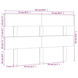 Bed Headboard 154x3x81 cm Solid Wood Pine 819075