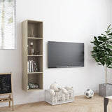Book Cabinet/TV Cabinet Sonoma Oak 143x30x36 cm 800264