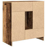 Sideboard with Drawers and Doors Old Wood 70.5x34x74.5 cm 861848