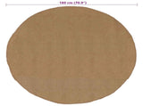 Area Rugs Natural 180 cm Jute 42010793