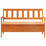 Outdoor Bench Brown 119 x 76 x 44cm Solid pine wood 4012184
