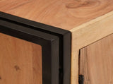 Sink cabinet with Shelf Brown 71 x 33 x 58 cm Solid Acacia Wood 4102767