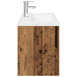 Sink Cabinet with Built-in Basin Old Wood Engineered Wood 3328909