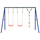 Outdoor Swing Set with Swings and Disc Swing 3283601