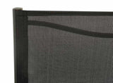 Garden Chair Set of 4 Black and Anthracite 313078