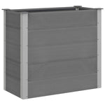 Garden Raised Bed WPC 100x50x91 cm Grey 43604