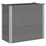 Garden Raised Bed WPC 100x50x91 cm Grey 43604