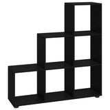 Staircase Bookcase Black 107 cm Engineered Wood 342603
