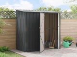 Garden Sheds Anthracite 153.5 x 86 x 200 cm Metal 42011299