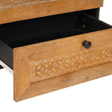 Bedside Cabinet Light Brown 50 x 33 x 62 cm Solid Acacia wood 4018090