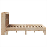 Bed Frame without Mattress 135x190 cm Solid Wood Pine 3308858