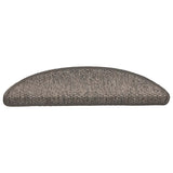 Stair Mats Self-adhesive Sisal-Look 30 pcs 56x17x3 cm Grey and Beige 3365860