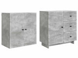 Cabinet Set 2 pcs 66 x 34.5 x 90 cm Engineered Wood 3416397