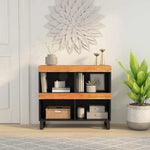 Side Cabinet 85x33x75 cm Solid Wood Acacia 352898