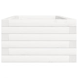 Garden Planter White 90x40x23 cm Solid Wood Pine 847224