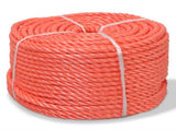 143832 Twisted Rope Polypropylene 6 mm 500 m Orange