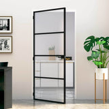 Home Door 93 x 201.5 x 3.5 cm Aluminium and Tempered Glass 42025245