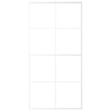 151677 Sliding Door Frosted ESG Glass and Aluminium 102,5x205 cm White