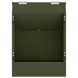 Rabbit Feeder Olive Green 33.5 x 25.5 x 45.5 cm 874592