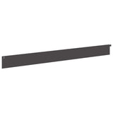 Lawn Edging 20 pcs 102 x 10 x 4 cm Steel Black 8008743