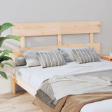 Bed Headboard 154x3x81 cm Solid Wood Pine 819075