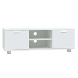 TV Cabinet White 120x40,5x35 cm Engineered Wood 342615