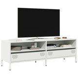 ZNTS TV Cabinet White 135x39x43.5 cm Cold-rolled Steel 851339