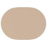 Table Cloth 5 pcs Oval Beige 130 x 180 cm 42040390