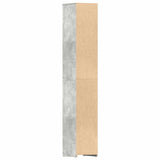 Bathroom Cabinet Concrete Grey 30x30x183.5 cm Engineered Wood 802601