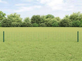 Welded Wire Fence 10 x 0.4 m PVC-Coated Steel Green 3335972