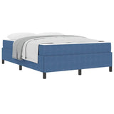 Bed Frame with Mattress Blue 140 x 200 cm Fabric 3399128