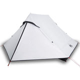 Camping Tent 2-Person White Blackout Fabric Waterproof 4009437