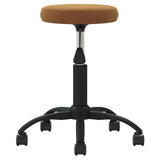 Office Swivel Chair Brown Velvet 333172