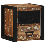 Bedside Cabinet Multicolour 40x35x40 cm Solid Wood Reclaimed 4015954