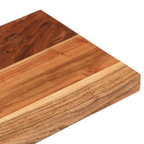 Table Top 60x40x2.5 cm Rectangular Solid Wood Acacia 370904