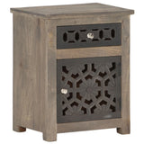 Bedside Cabinet 40x30x50 cm Solid Mango Wood 288101