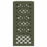 Air Conditioner Cover Olive green 110 x 50 x 105 cm Steel 865914