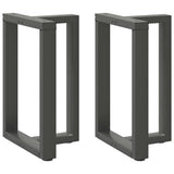 Dining Table Legs T-Shaped 2 pcs Anthracite 60x35x cm Steel 4013054