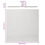 Rain Shower Head Stainless Steel 304 40x40 cm Square 4103915