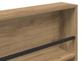 Magazine Rack 2 pcs Artisan Oak 60 x 12 x 70 cm Engineered Wood 890839
