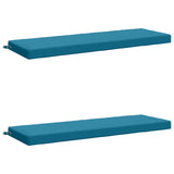 2-Piece Bench Cushions SOEST 2 pcs 100% Polyester Light Blue 950283