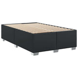 Bed Frame without Mattress Black Double Faux Leather 3284578