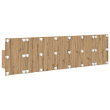 Headboard With Cabinet 3 pcs Artisan Oak Engineered Wood 3415841