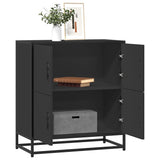 Sideboard Black 68x35x76 cm Engineered Wood 848989