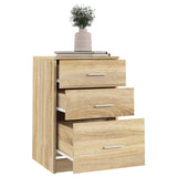 Bed Cabinet Sonoma Oak 40x40x63 cm Engineered Wood 808642