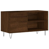 ZNTS Record Cabinet Brown Oak 85x38x48 cm Engineered Wood 831707